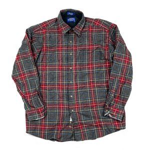 Pendleton Check Plaid Lodger Shirt Wool Grunge